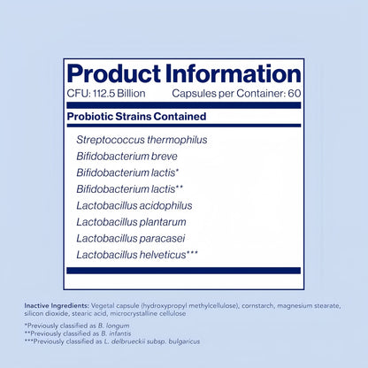VSL #3® High-Potency Probiotic Medical Food, Dietary Management of IBS & UC